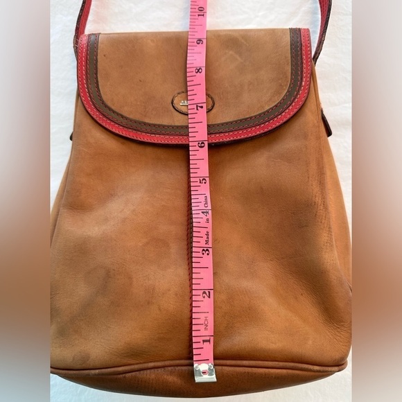 Saccardi Handmade Italian Leather Crossbody Bag Unique - Picture 8 of 13